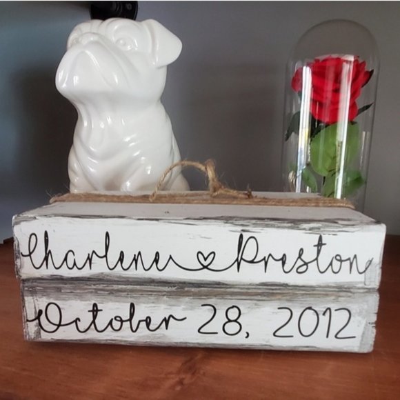 Distressed Wood Blocks - Book Style - Picture 6 of 6